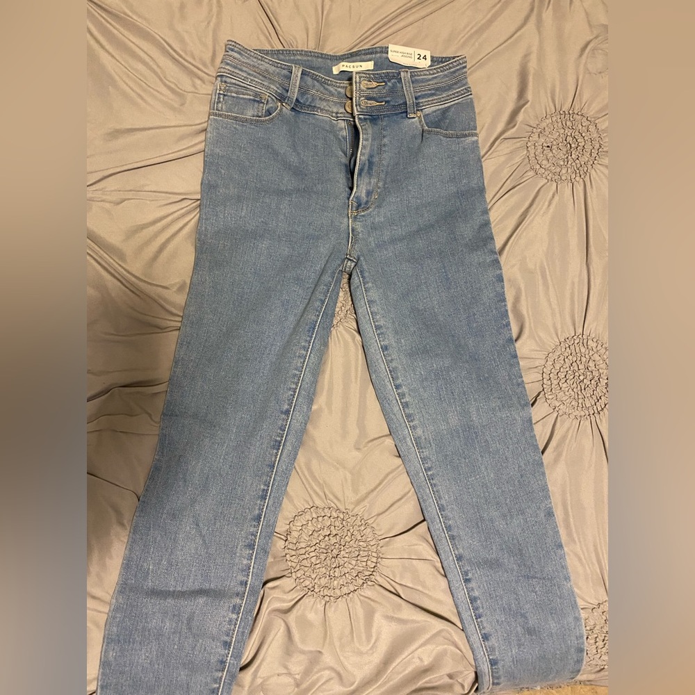 Pacsun super high rise jeggings